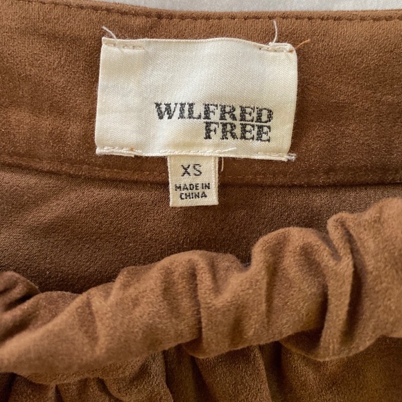 Wilfred Free Nescher Faux Suede Skirt - Picture 4 of 4
